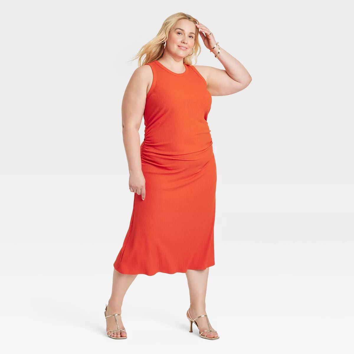 Women's Rib Knit Midi Bodycon Dress - A New Day™ | Target