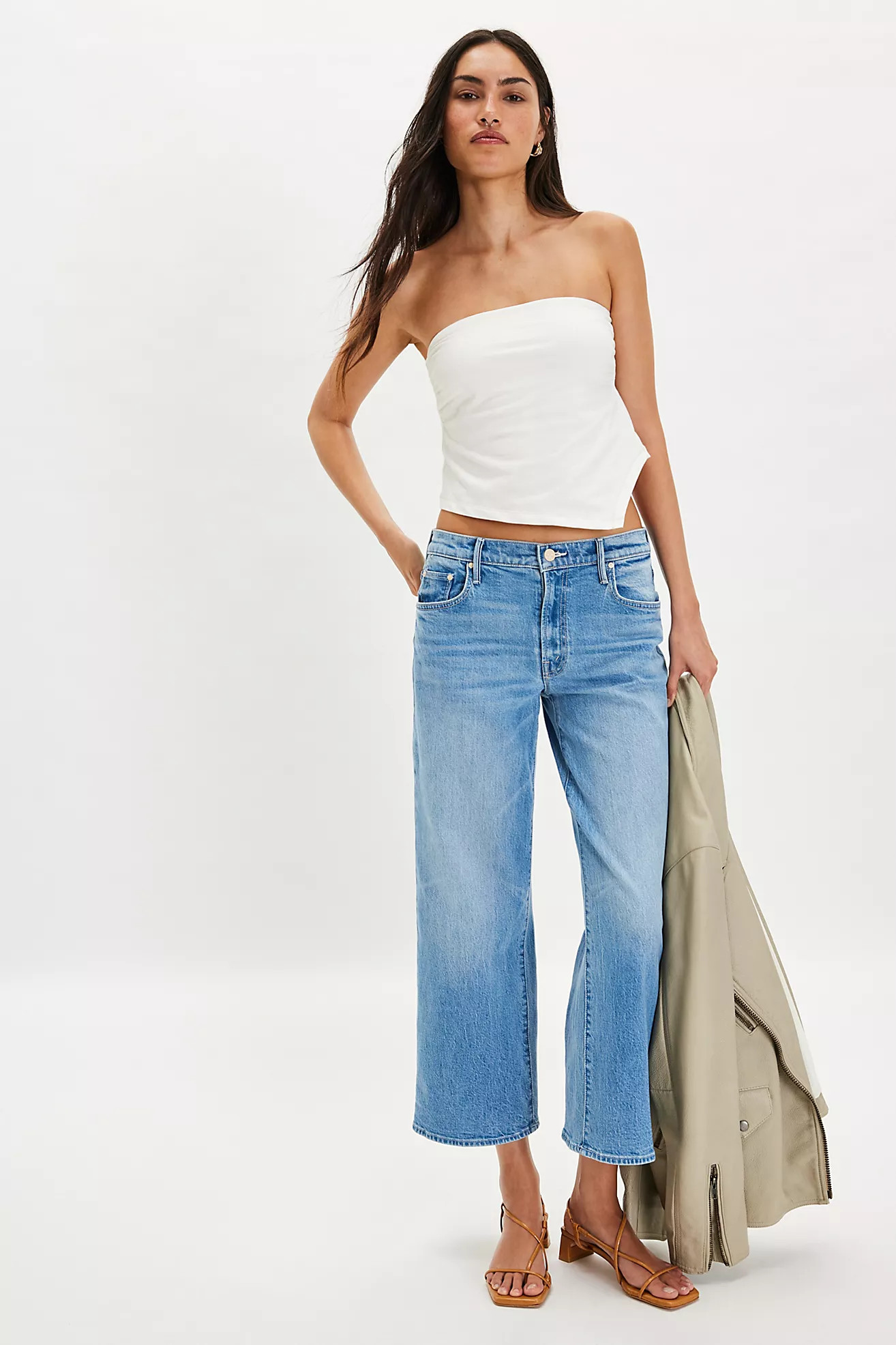 MOTHER The Mid-Rise Maven Ankle Jeans | Free People (Global - UK&FR Excluded)