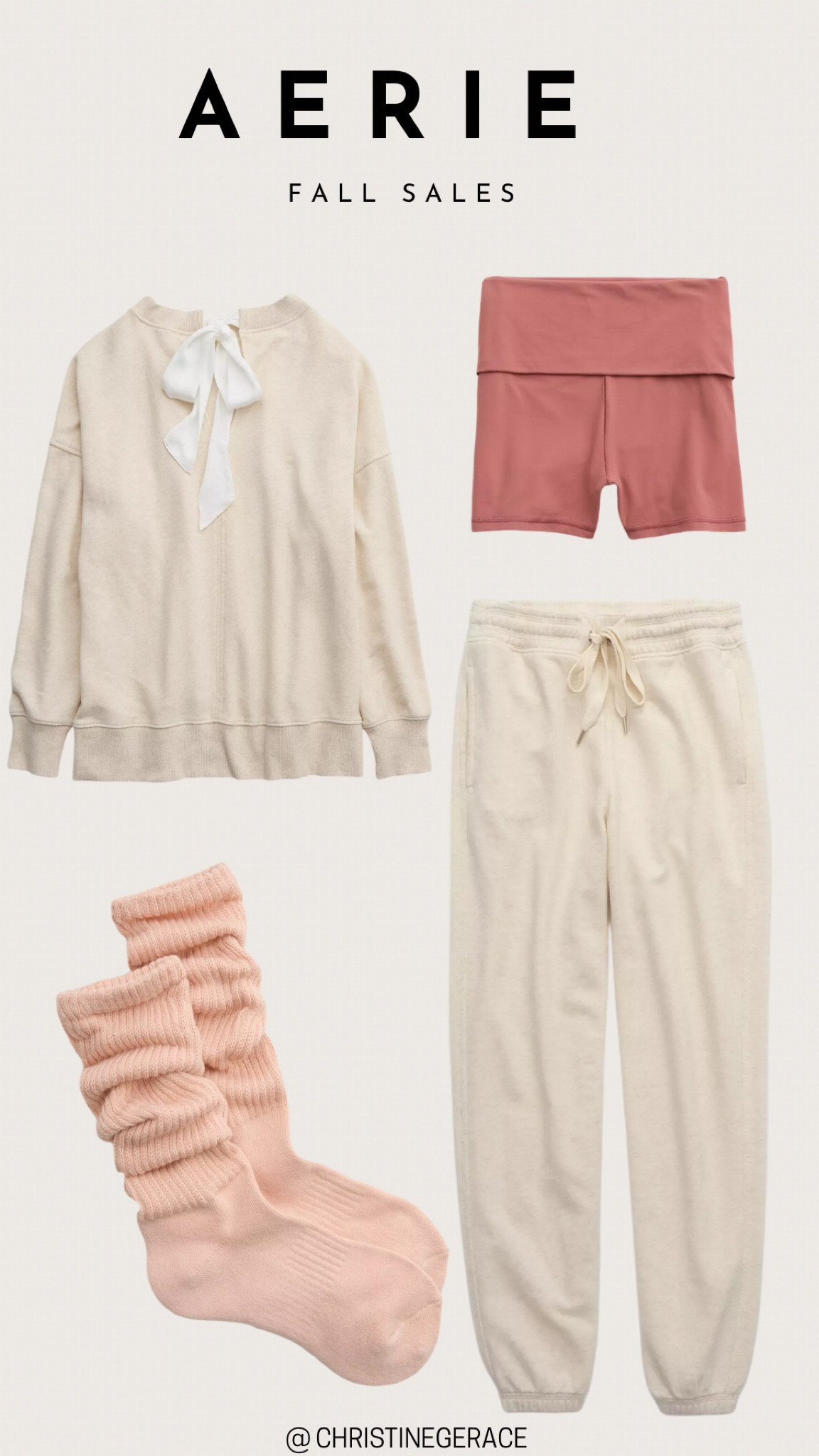 Aerie fall sales finds ! Sweatshirt , sweatpants, socks, active shorts 

#LTKStyleTip #LTKFallSale #LTKFindsUnder50
