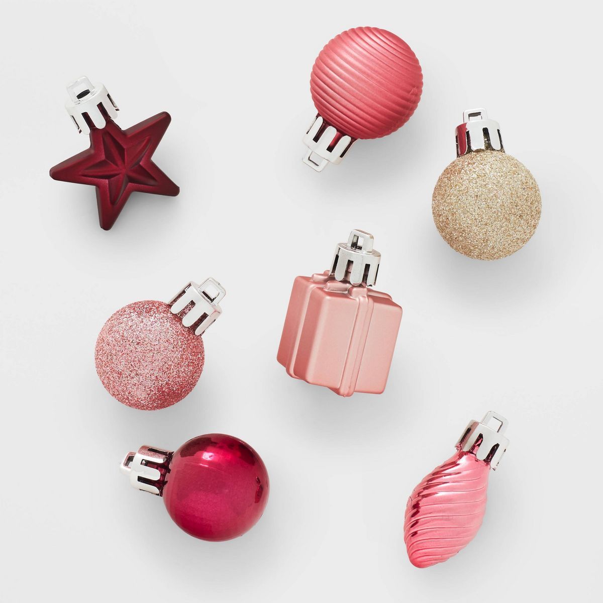 Assorted Shatter-Resistant Mini Christmas Tree Ornament Set 25pc - Wondershop™ | Target