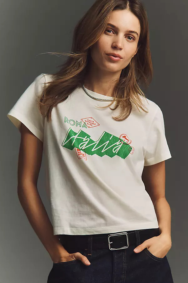 Evelyn Short-Sleeve Tee by Maeve | Anthropologie (US)