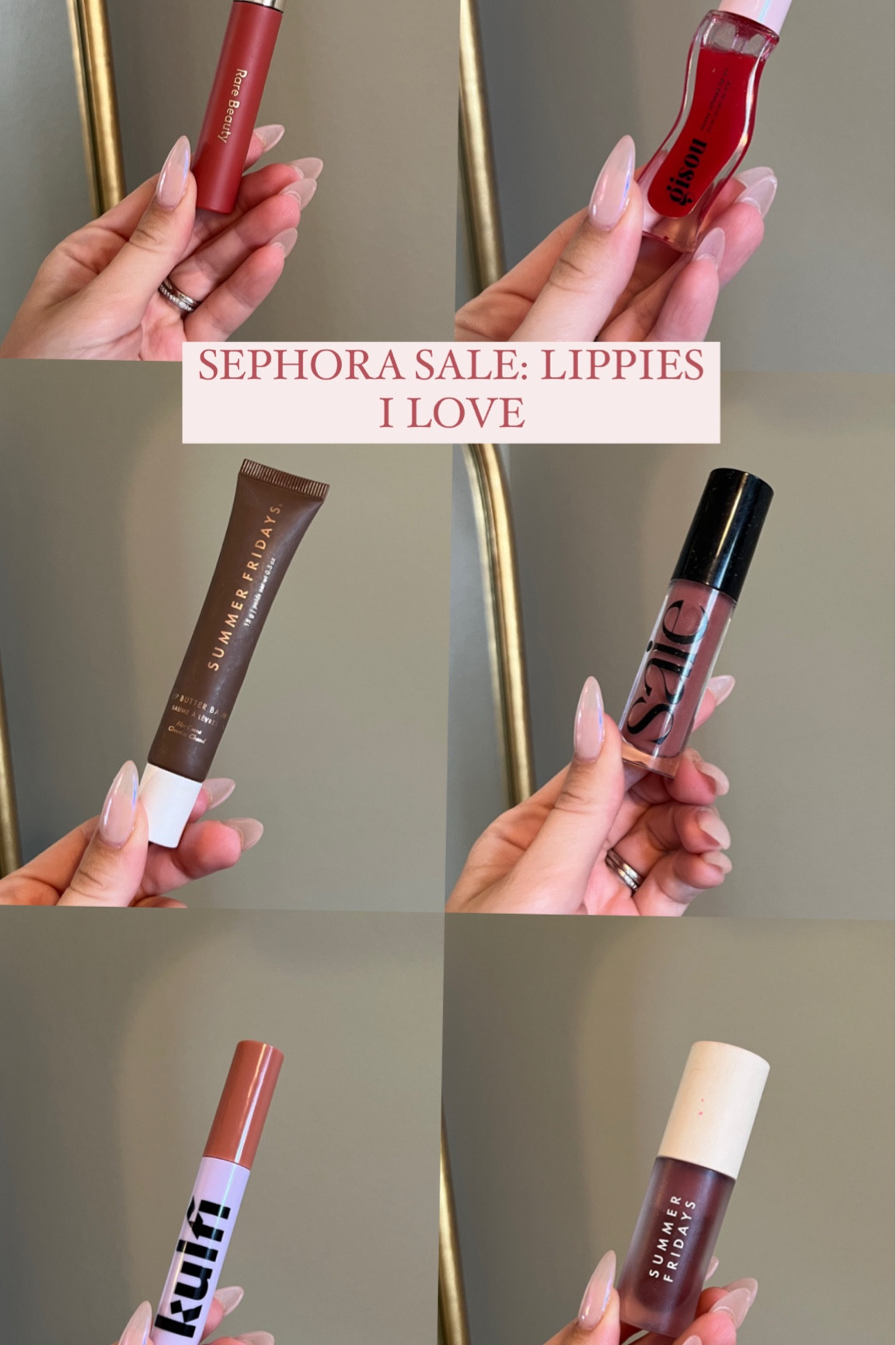 My most used lip products to buy during the Sephora sale! 

#LTKBeauty #LTKSaleAlert #LTKGiftGuide