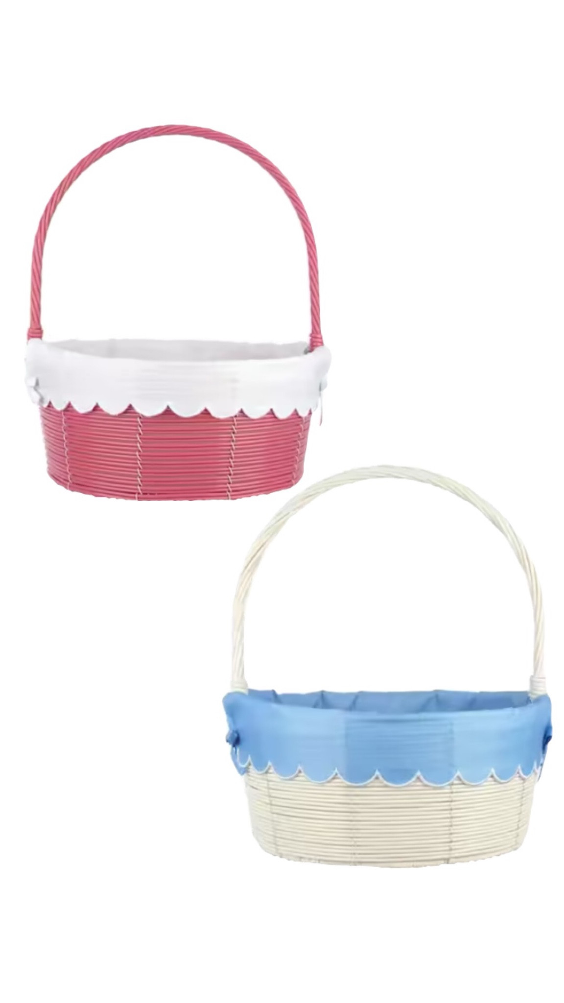 High Quality Easter Baskets for kids / budget Easter baskets / scalloped Easter baskets 

#LTKbaby #LTKkids #LTKfamily