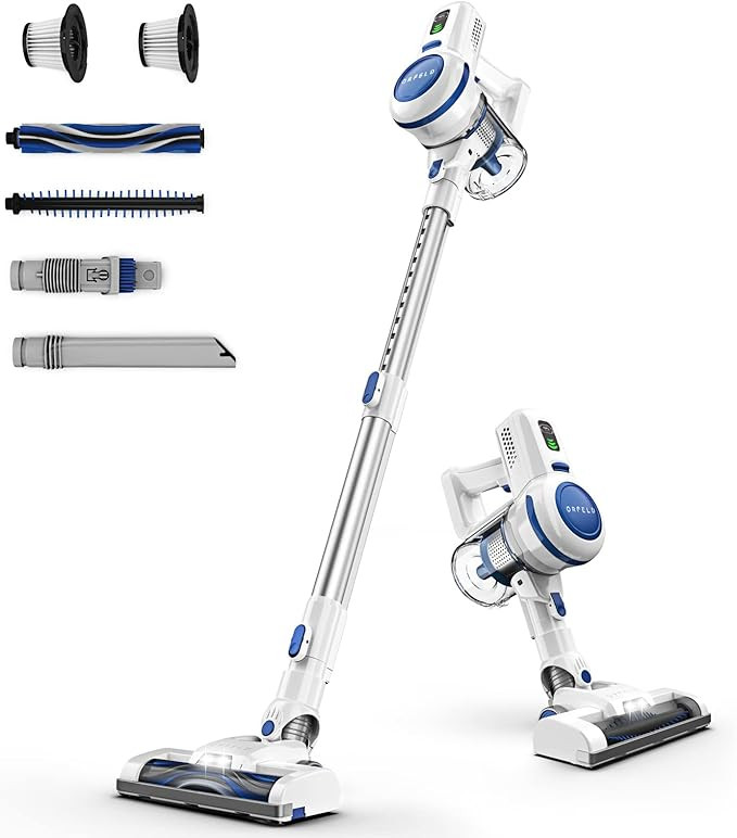 ORFELD Cordless Vacuum Cleaner, 22000Pa Powerful Cordless Vacuum 6 in 1, 35Mins Long Runtime, Lig... | Amazon (US)