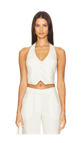 x REVOLVE Stefan Vest in Beige | Revolve Clothing (Global)