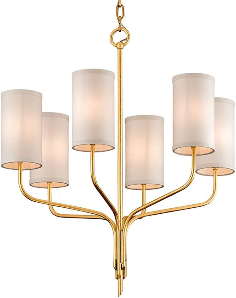 Troy Lighting F6166 Juniper Chandelier, Gold Leaf Finish | Amazon (US)