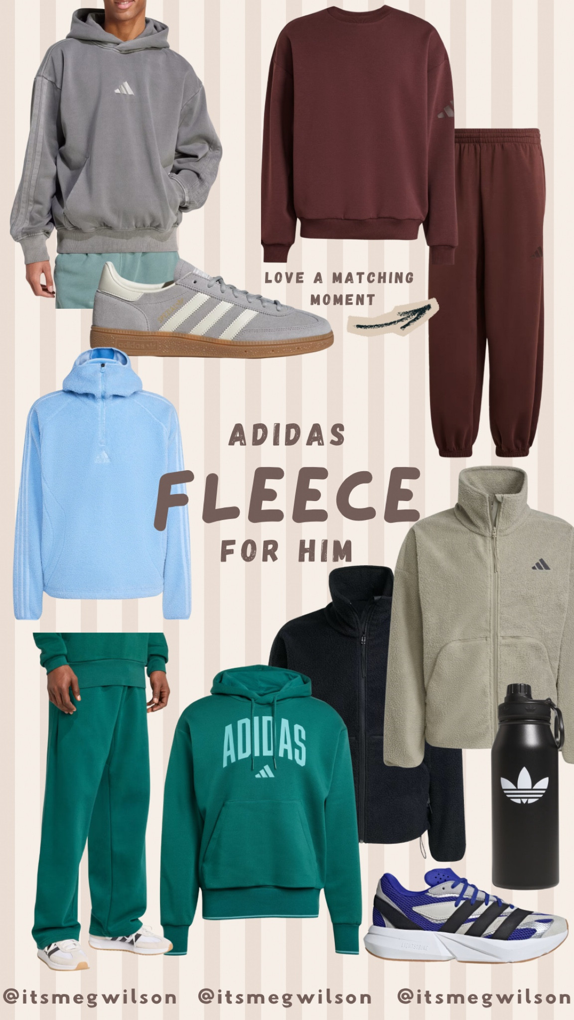 Cozy fleece for him from adidas! 