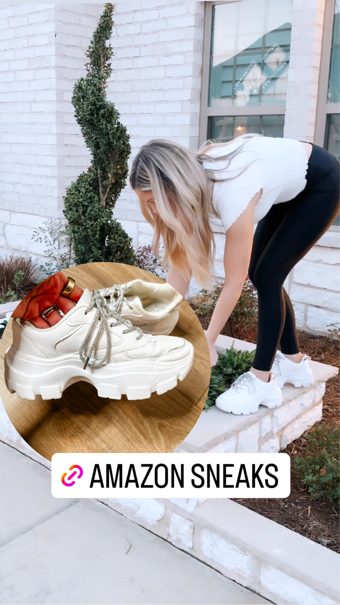 Amazon platform sneaker. Super comfortable! 

#LTKshoecrush #LTKstyletip #LTKfindsunder50