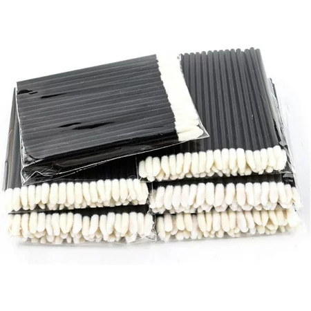 1000PCS Portable Lip Brush Disposable Lipstick Brush Black Beauty Makeup Tools Portable | Walmart (US)