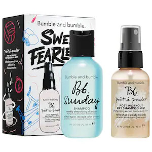 Sweat Fearlessly Set: Pret-a-Powder Post Workout Dry Shampoo Mist and Sunday Shampoo | Sephora (CA)