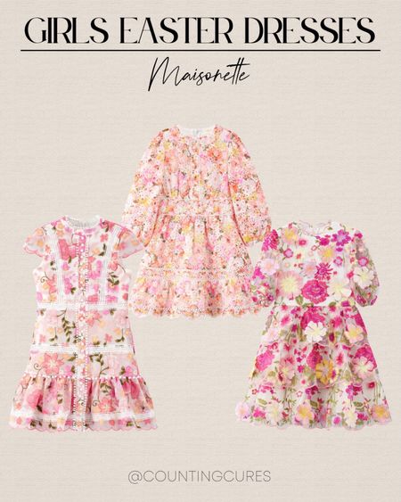 Elevate your little girl's Easter style with these adorable floral dresses from Maisonette! #kidsclothes #toddlerfashion #easterlook #springoutfit

#LTKstyletip #LTKkids #LTKSeasonal