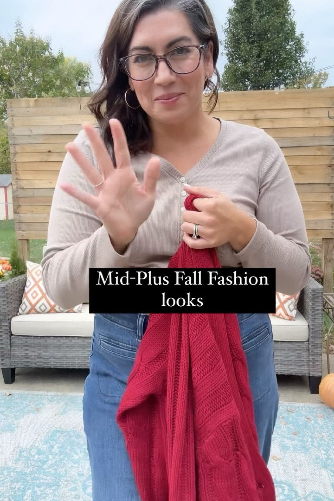 Loving these fall finds! Everything linked in my LTK 😊 @modlilyofficial #midsizestyle #fallfashion #sweaterweather #cardigan #layeringclothing #plussizestyle  #modlily