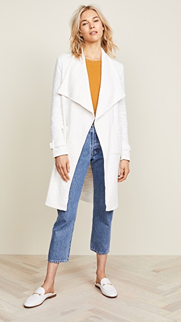 Harlem Drape Front Coat | Shopbop