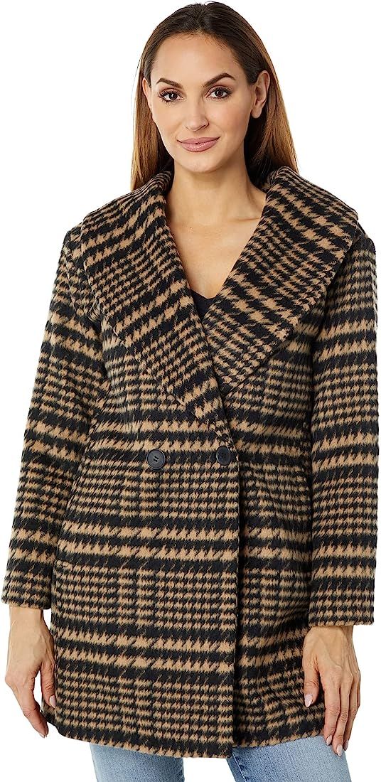 Avec Les Filles Women's Plaid Coat | Amazon (US)