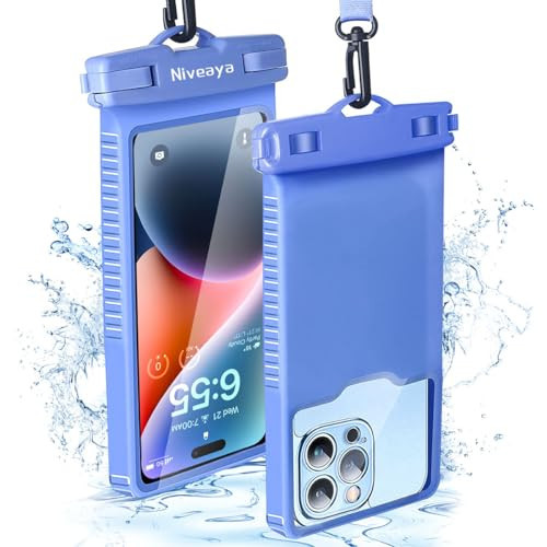 Niveaya Waterproof Phone Pouch, Waterproof Phone Case Compatible for iPhone 16 15 14 13 12 Pro Max Up to 7", Cruise Ship Essentials Must Haves Dry Bag for Vacation Beach Travel Kayak Accessories | Amazon (US)