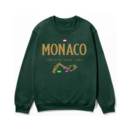 Monte Carlo Circuit de Monaco Sweatshirt Formula Sweatshirt F1 Gift Monaco Sweatshirt Unisex Heavy Blend Crewneck Sweatshirt | Walmart (US)