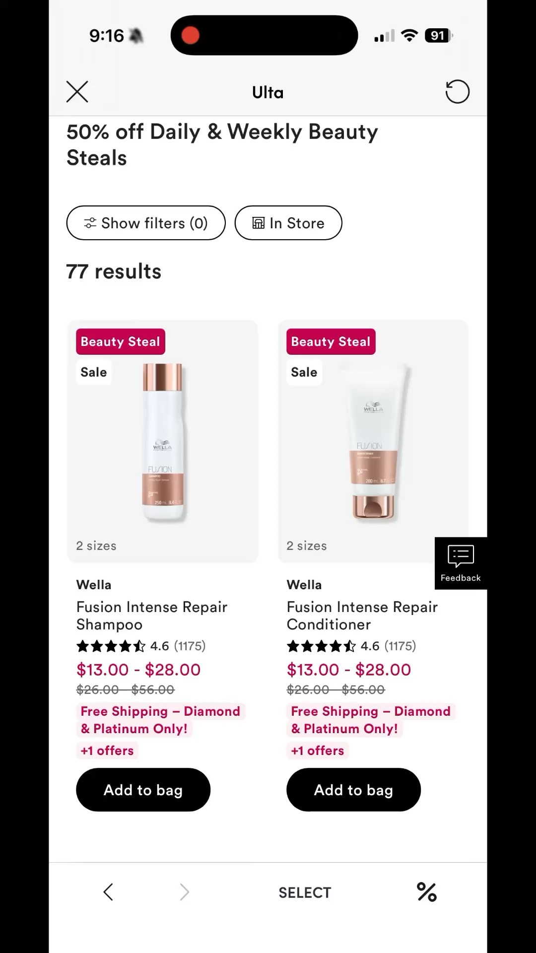 Ulta beauty steals 3/11