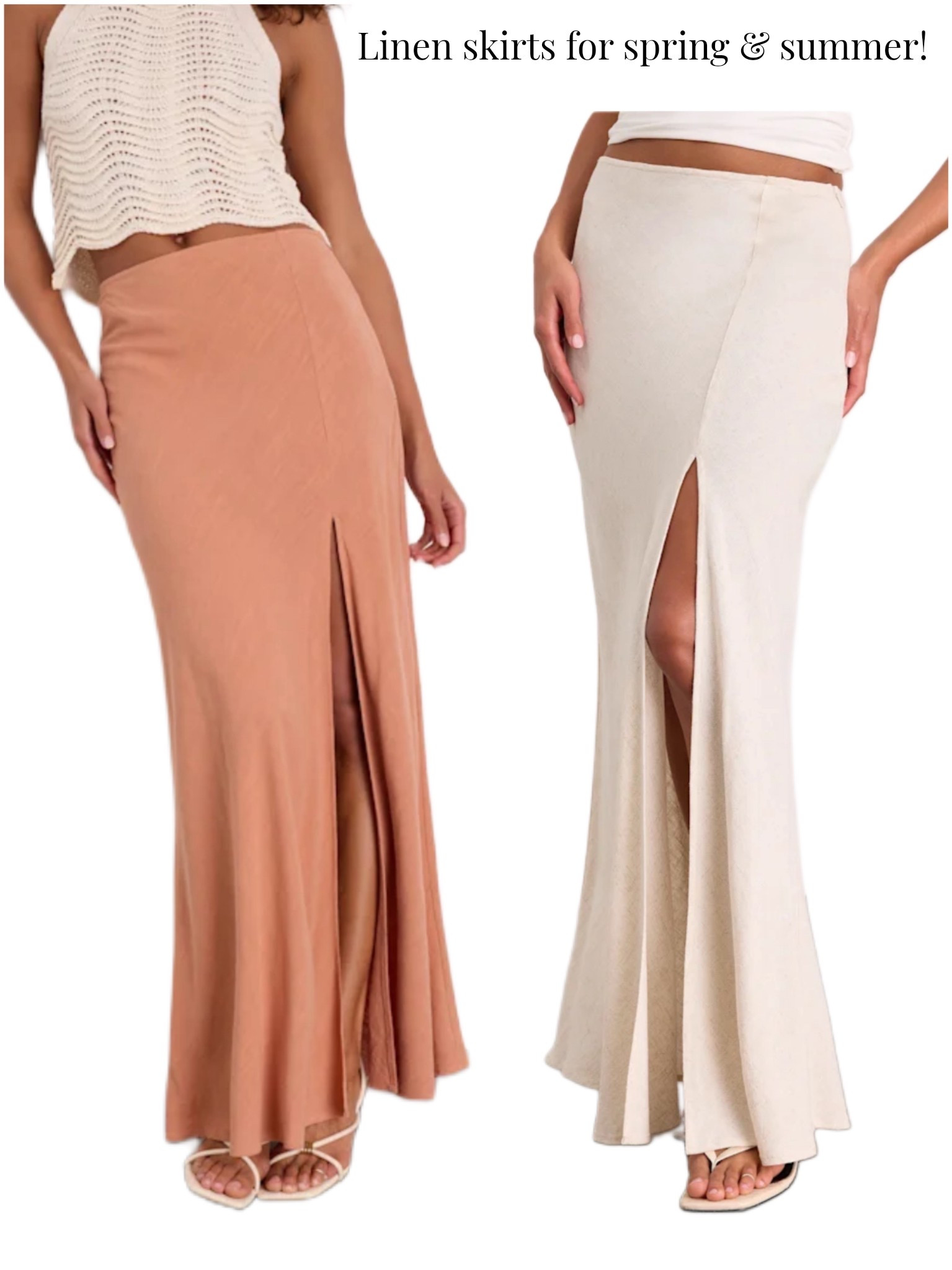 Yall know me, I love a skirt with a slit!! These are lightweight and linen blend, perfect for spring and summer 

#LTKootd #LTKSeasonal