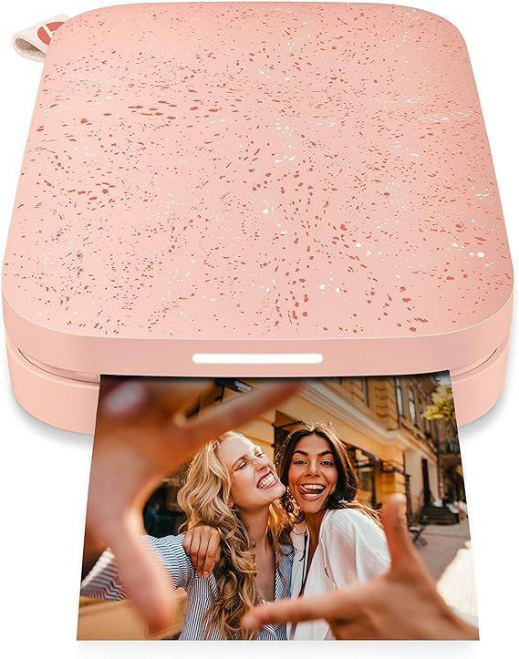 HP Sprocket Portable 2x3" Instant Photo Printer (Blush) Print Pictures on Zink Sticky-Backed Pape... | Amazon (US)