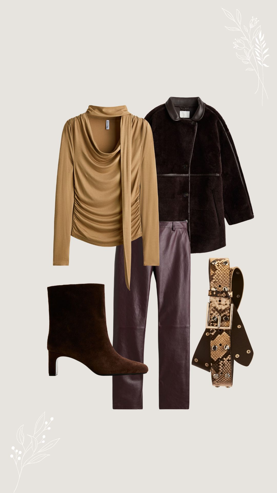 Effortless and elevated evening look ✨ 

Perfect for date night or an easy day-to-night transition. A flattering silhouette paired with chic accessories creates a polished vibe without feeling overdone. Timeless, feminine, and comfortable enough to wear from dinner to drinks. 

#daytonightoutfit #datenight #dinneroutfit #leatherpants #ankleboots #LTKStyletip 

 #LTKgrwm #LTKootd #LTKU