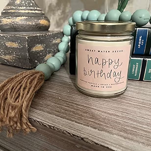 Sweet Water Decor Best Teacher Ever Candle, Back to School Teacher Gifts, 9 oz Clear Jar with 40 ... | Amazon (US)