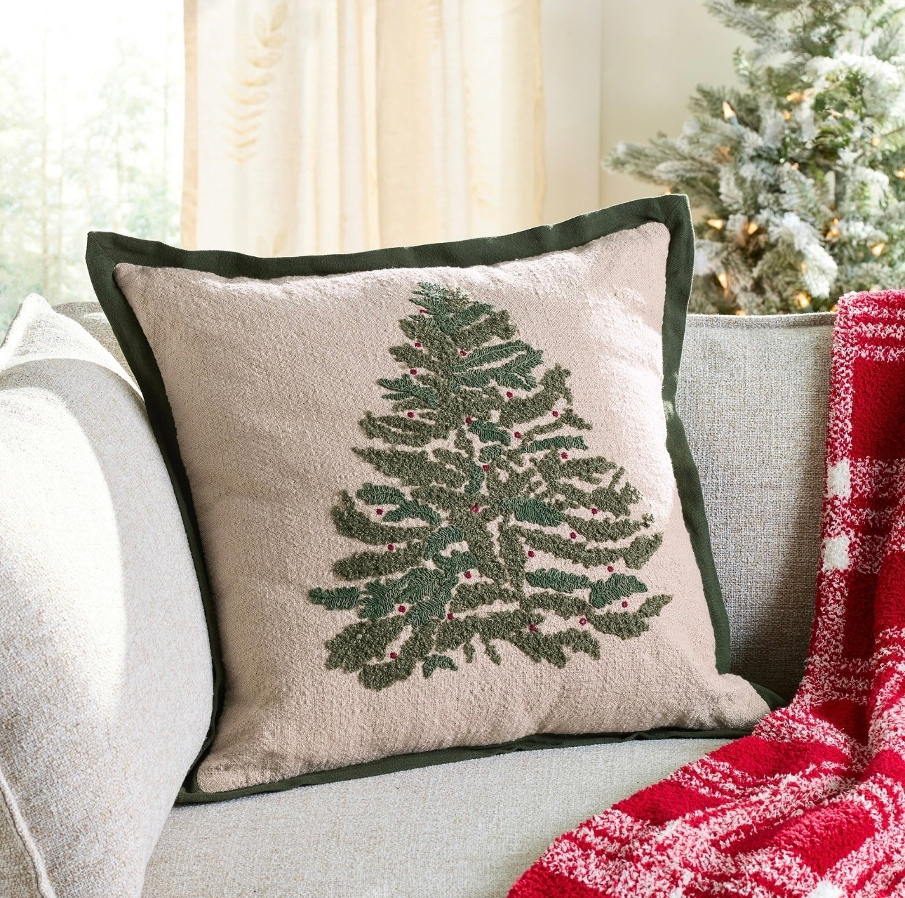 Gorgeous Pottery Barn inspired pillow without the price tag! Less than $15 for this 20x20 pillow! 

#LTKFindsUnder50 #LTKHome #LTKSeasonal