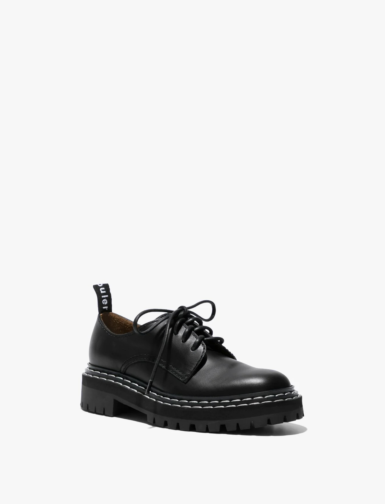 Lug Sole Oxfords in black | Proenza Schouler | Proenza Schouler LLC