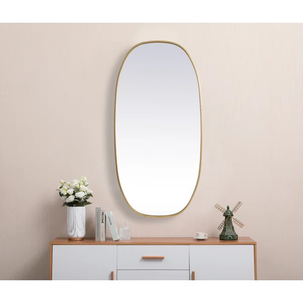 Bertin Metal Oval Wall Mirror | Wayfair North America