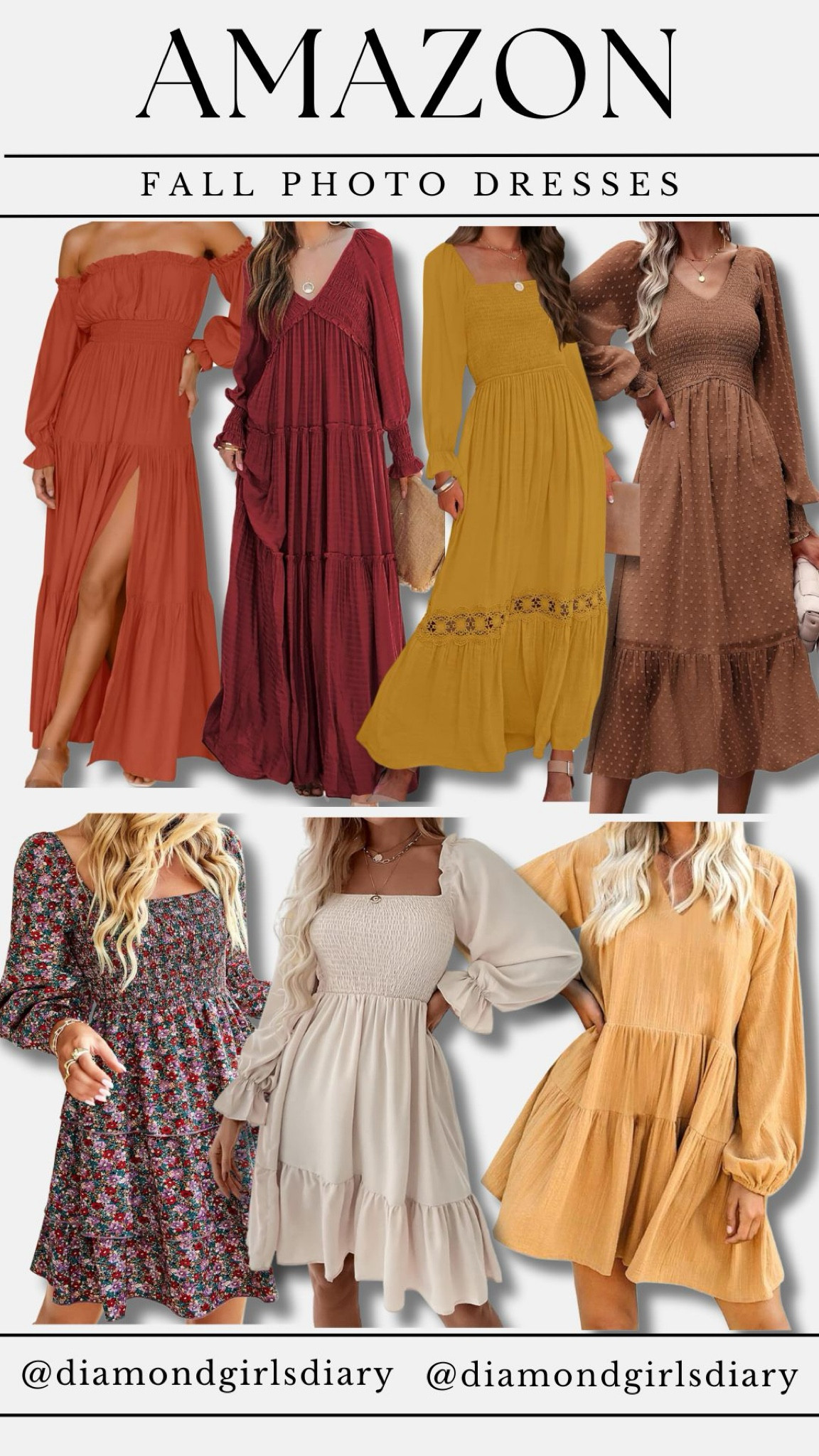 The prettiest dresses for fall photos! 

#LTKStyleTip #LTKSeasonal #LTKFindsUnder50
