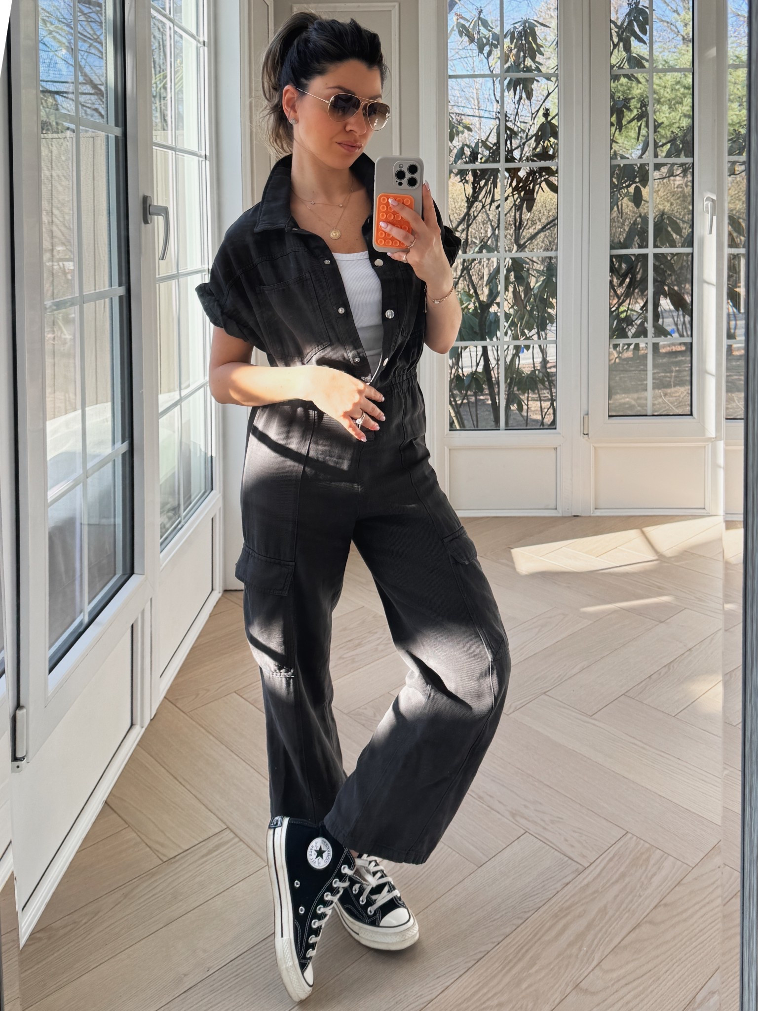 Perks of being petite…sometimes I can get away with buying from the kids section 🤭 I bought this charcoal utility jumpsuit from the girls section at Zara last year. 

Linking two similar ones …one kids size option (I’d order the largest teen size) and one regular adult  option 🤗

#petitestyle #petitefashion 

#LTKPetite #LTKFindsUnder100 #LTKStyleTip