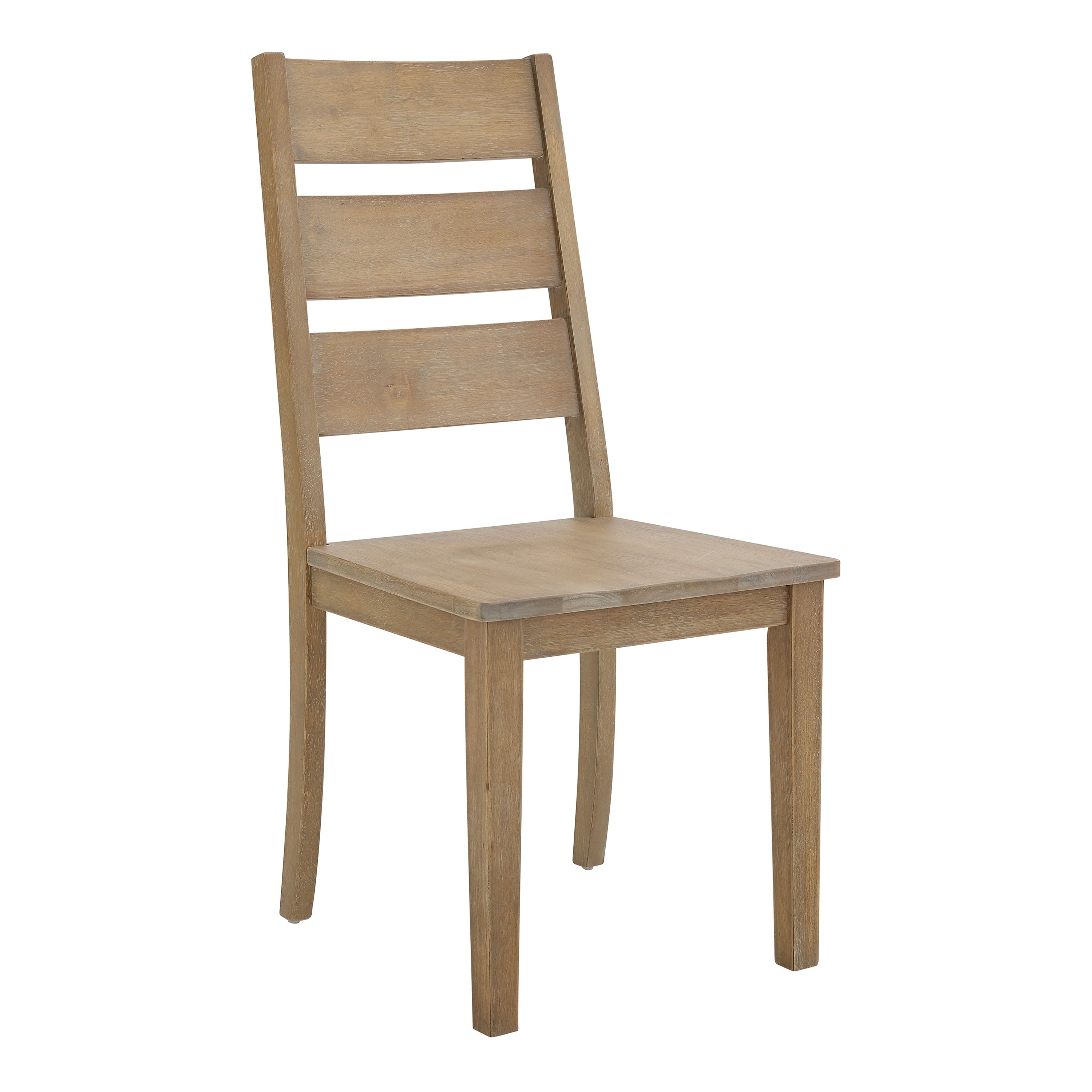 Herald Rustic Wood Ladder Back Dining Chair 2 Piece Set | World Market