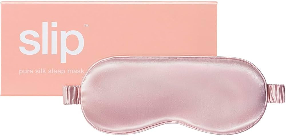 slip Pure Silk Sleep Mask - Pink | 100% Mulberry Silk, Ultra Soft & Comfortable, Blocks Light for... | Amazon (US)
