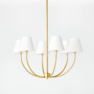 6-Light Ceiling Chandelier Brass - Threshold designed with Studio McGee | eBay | eBay US