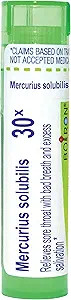 Boiron Mercurius Solubilis 30X for Sore Throat with Bad Breath & Excess Salivation - 80 Pellets | Amazon (US)