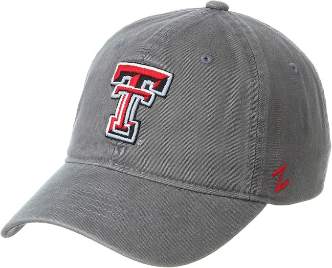 NCAA Texas Tech Red Raiders Mens Adjustable Scholarship Hat Charcoal, Texas Tech Red Raiders Char... | Amazon (US)