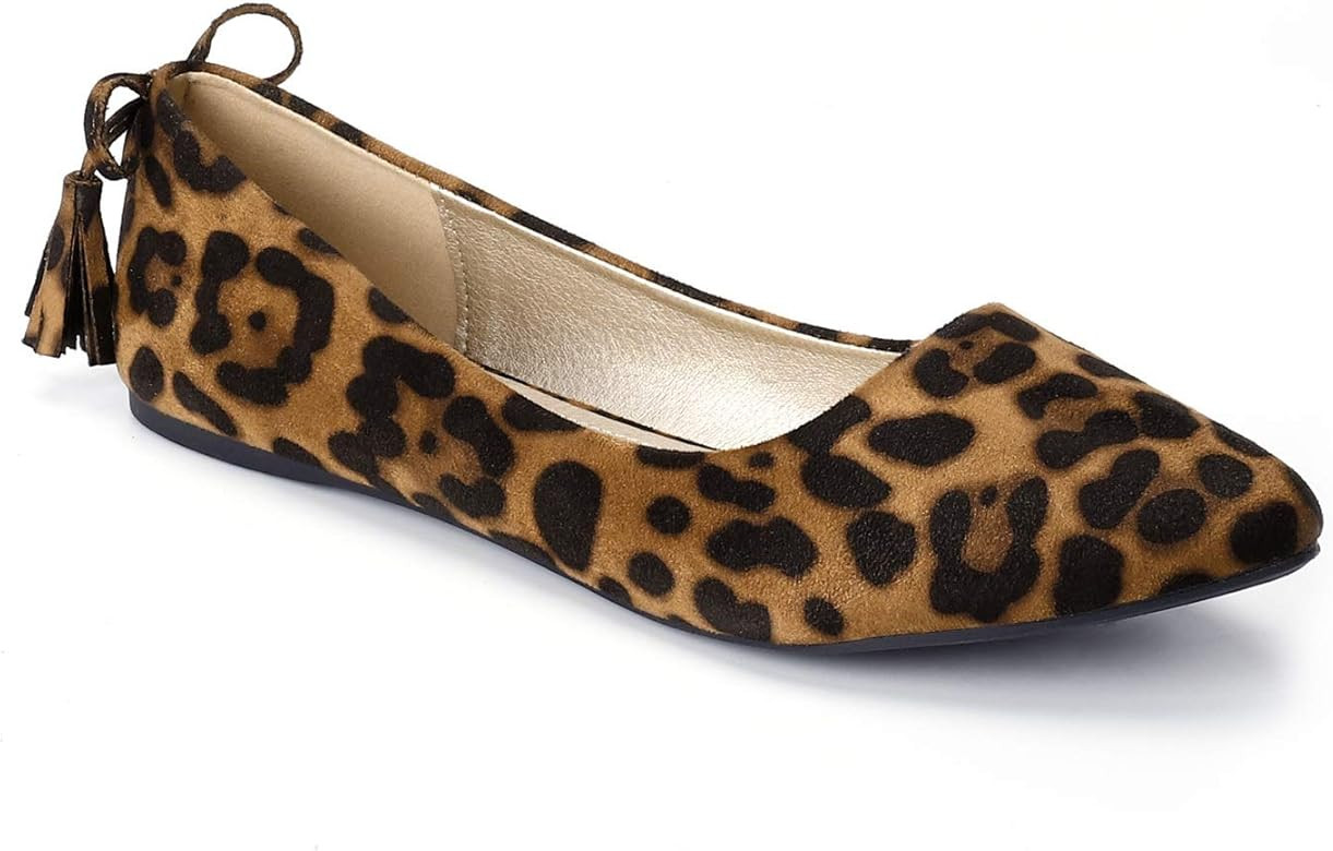 Trary Women's Casual Pointed Toe Slip on Ballet Flat Shoes | Amazon (US)