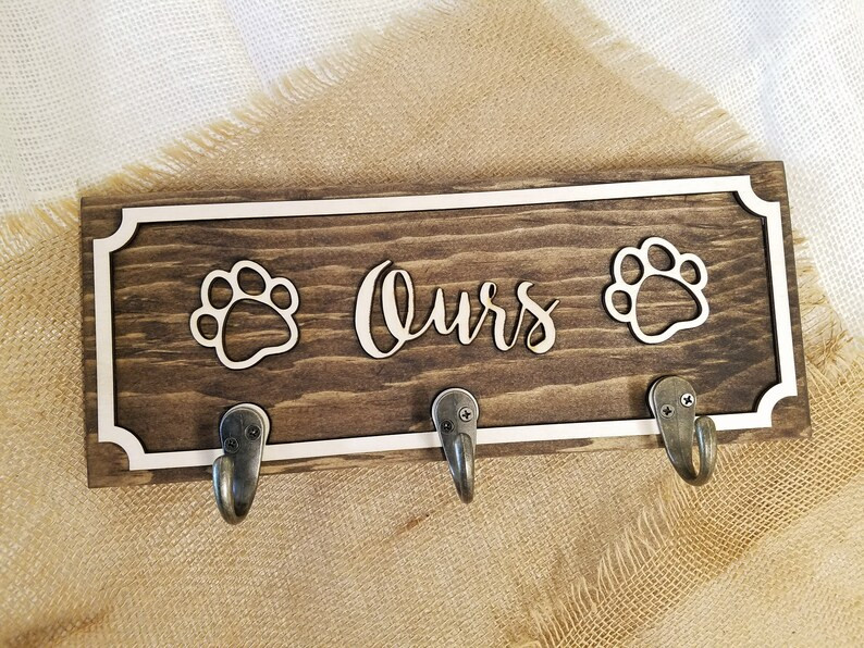 Key and Leash Holder  Handmade His Hers / Hers Hers / His His | Etsy | Etsy (US)