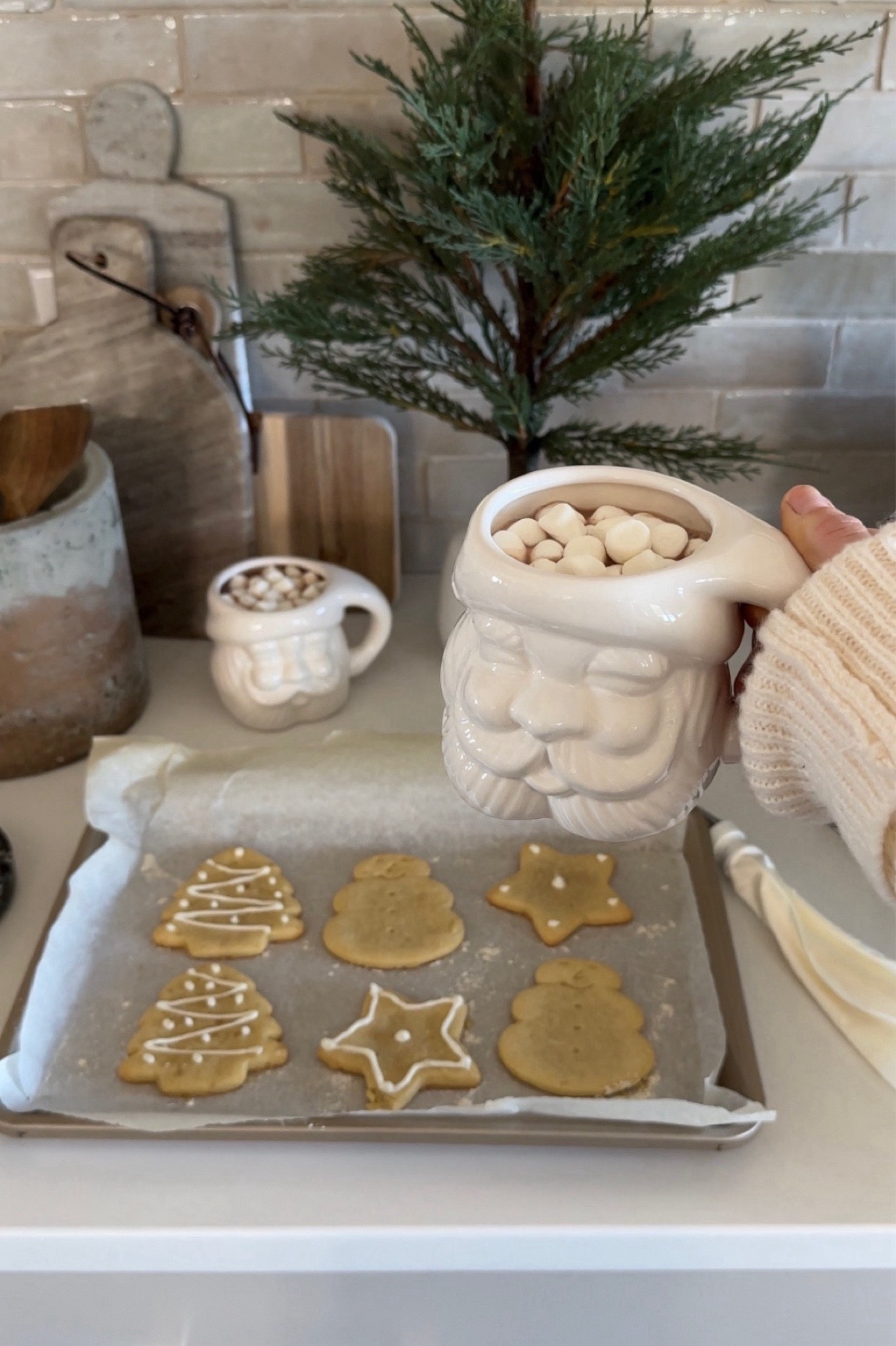 My santa mugs - linking similar! 
#kathleenpost #holidaydishware #holidaydecor

#LTKHoliday #LTKSeasonal #LTKHome