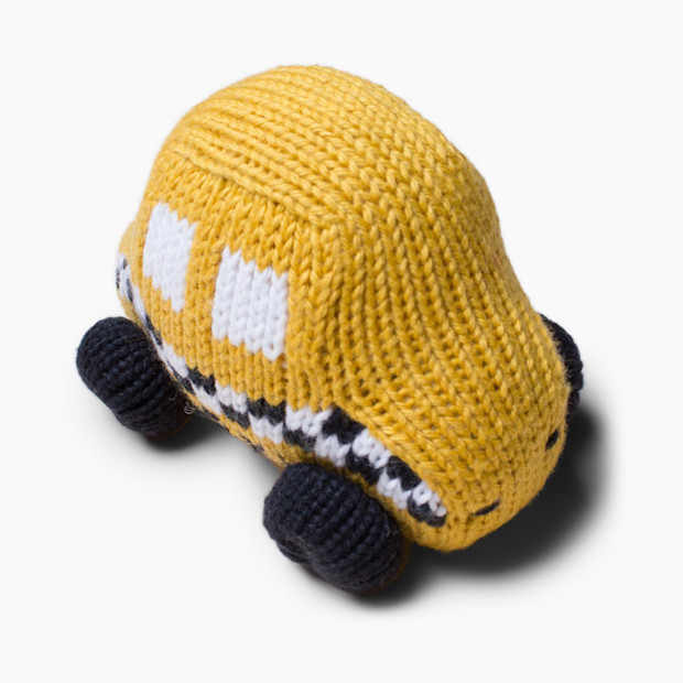 Estella Organic Cotton Handmade Baby Rattle in Taxi | Babylist