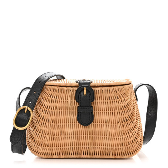 Wicker Vimni Shoulder Bag Natural | FASHIONPHILE (US)
