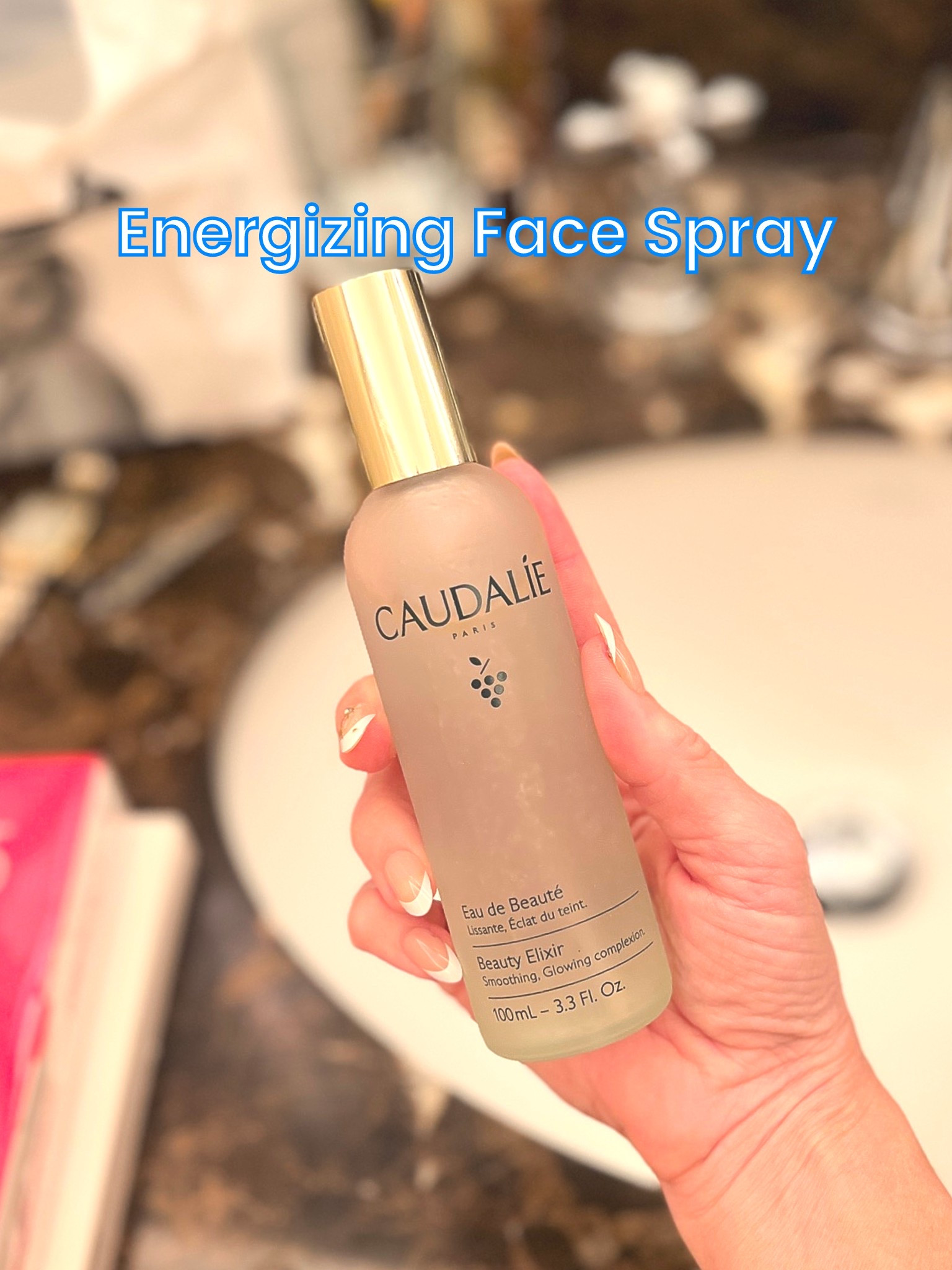 🍇 💦 New fave face spray I picked up while in Paris! Hydrating but also energizing with a mint feel. Lives up to the hype.

#LTKgrwm #LTKmorningroutine #LTKselfcare