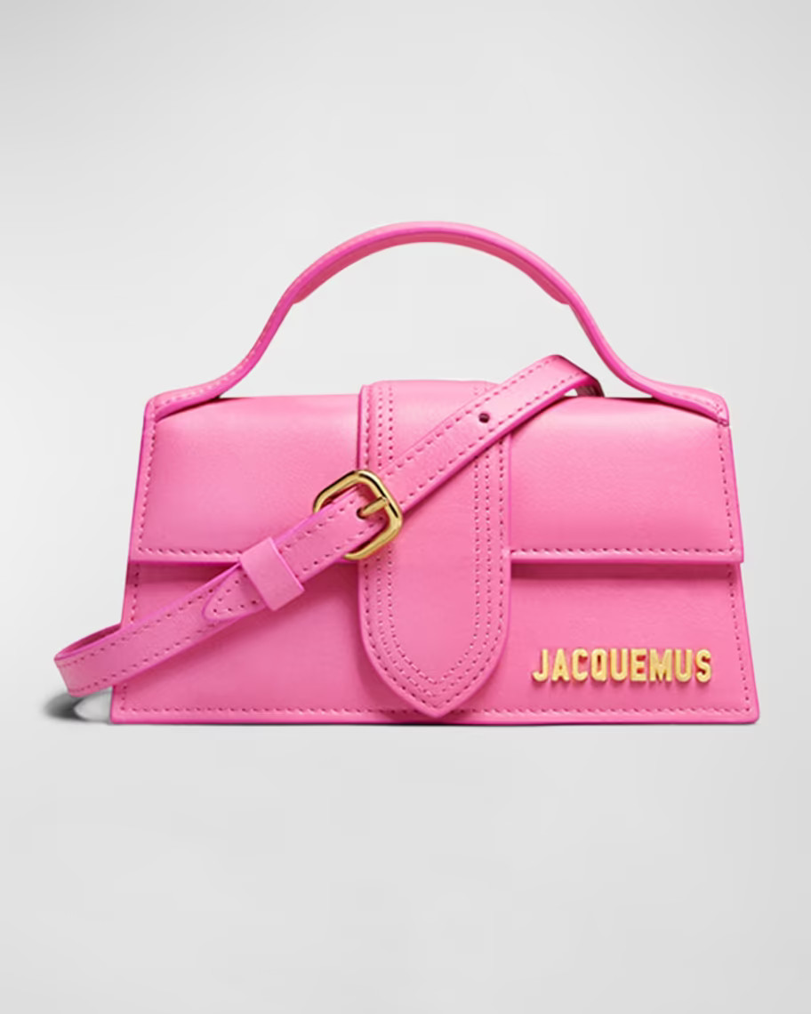 Jacquemus Le Bambino Leather Top-Handle Bag | Neiman Marcus