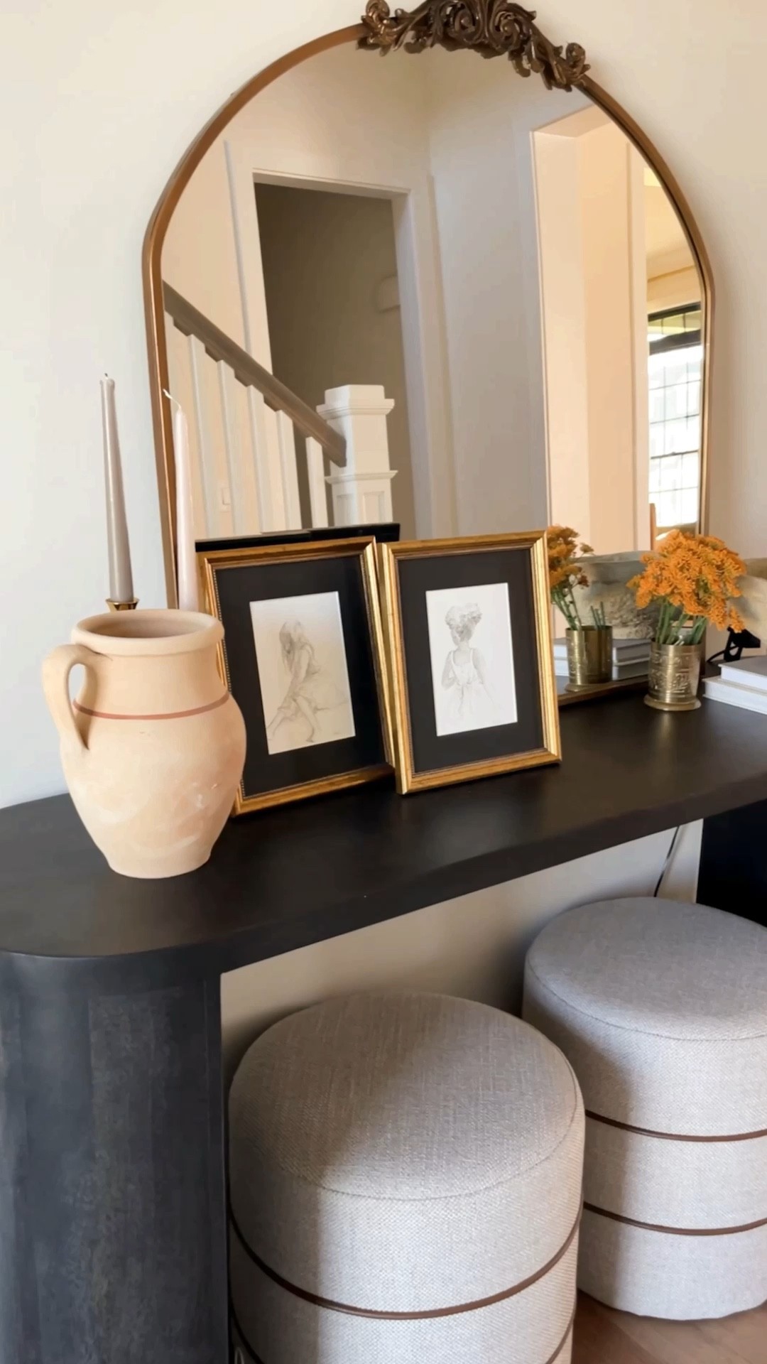 Labor Day sale - items in my home - 20% off, 25% off, 60% off 
- console table, gold mirror, decor, runner, area rug, sofa, living room, foyer

#LTKstyletip #LTKsalealert #LTKhome