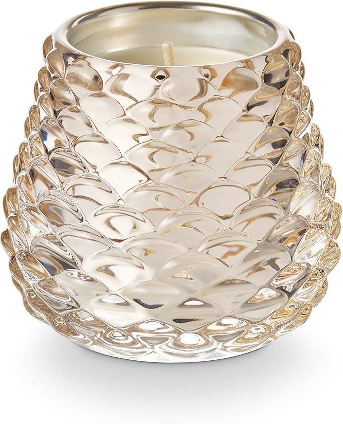 Illume Winter White Glass Pinecone Candle | Amazon (US)