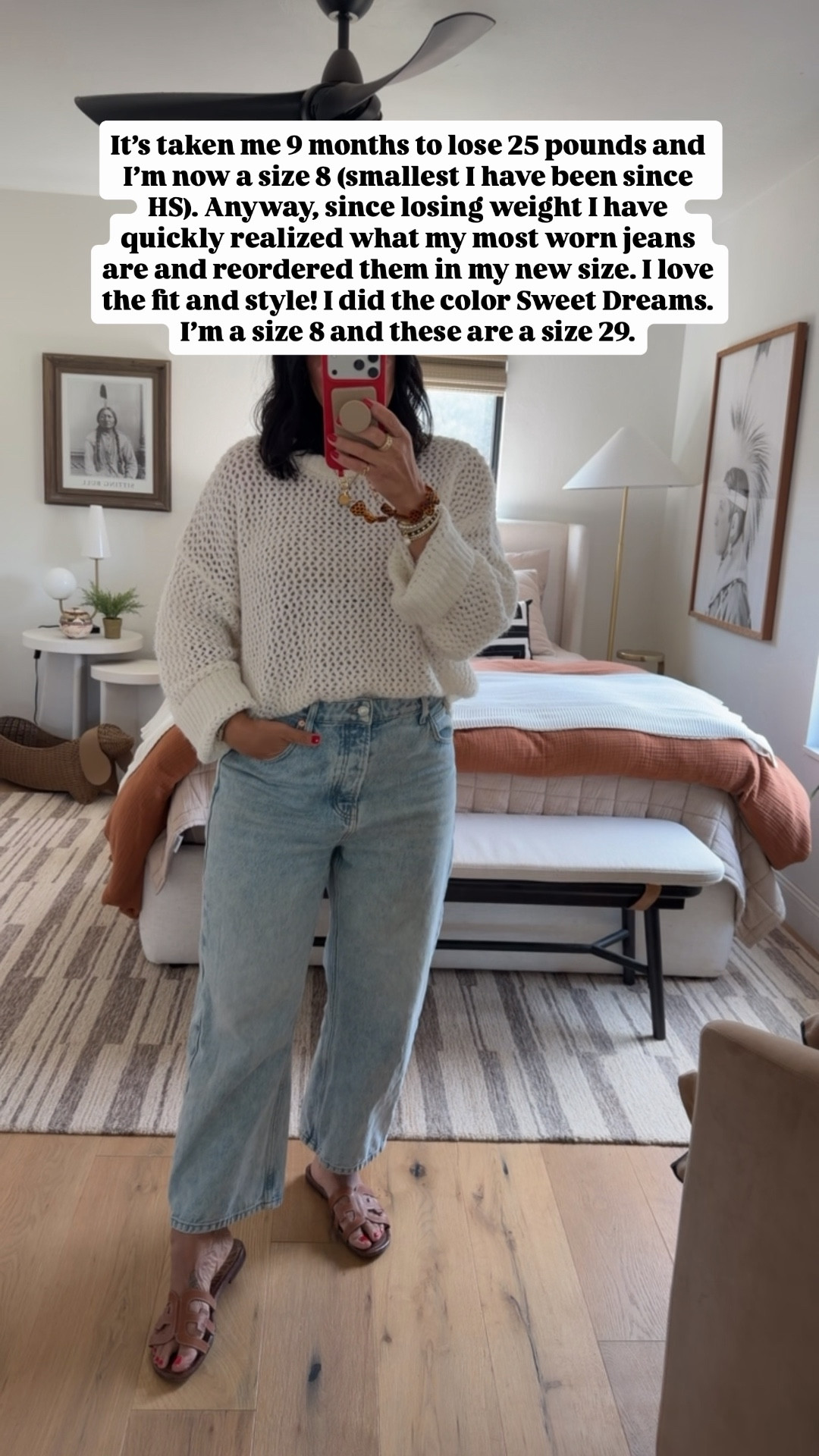 Top size medium (it’s oversized and I could have easily done a small), jeans size 29 (I’m a size 8), shoes fit tts (I’m a 9.5/10 and did a 10 in them). 

#LTKootd #LTKOver40
