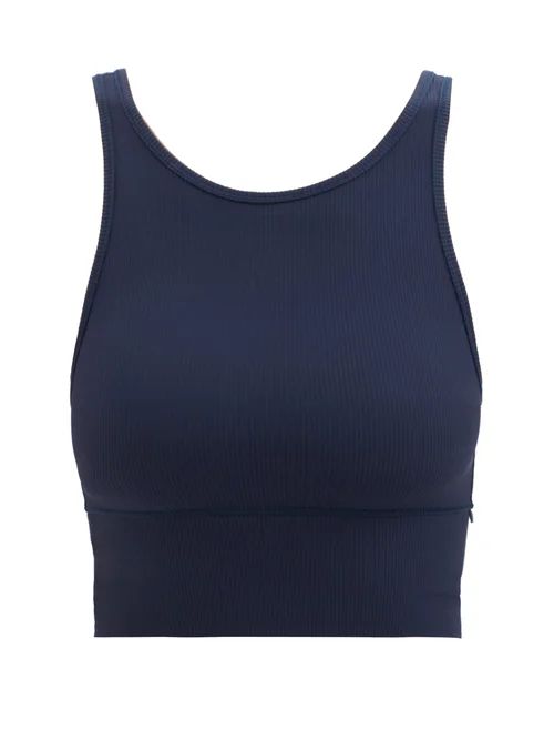 Lululemon - Power Pivot Jersey Tank Top - Womens - Navy | Matches (US)