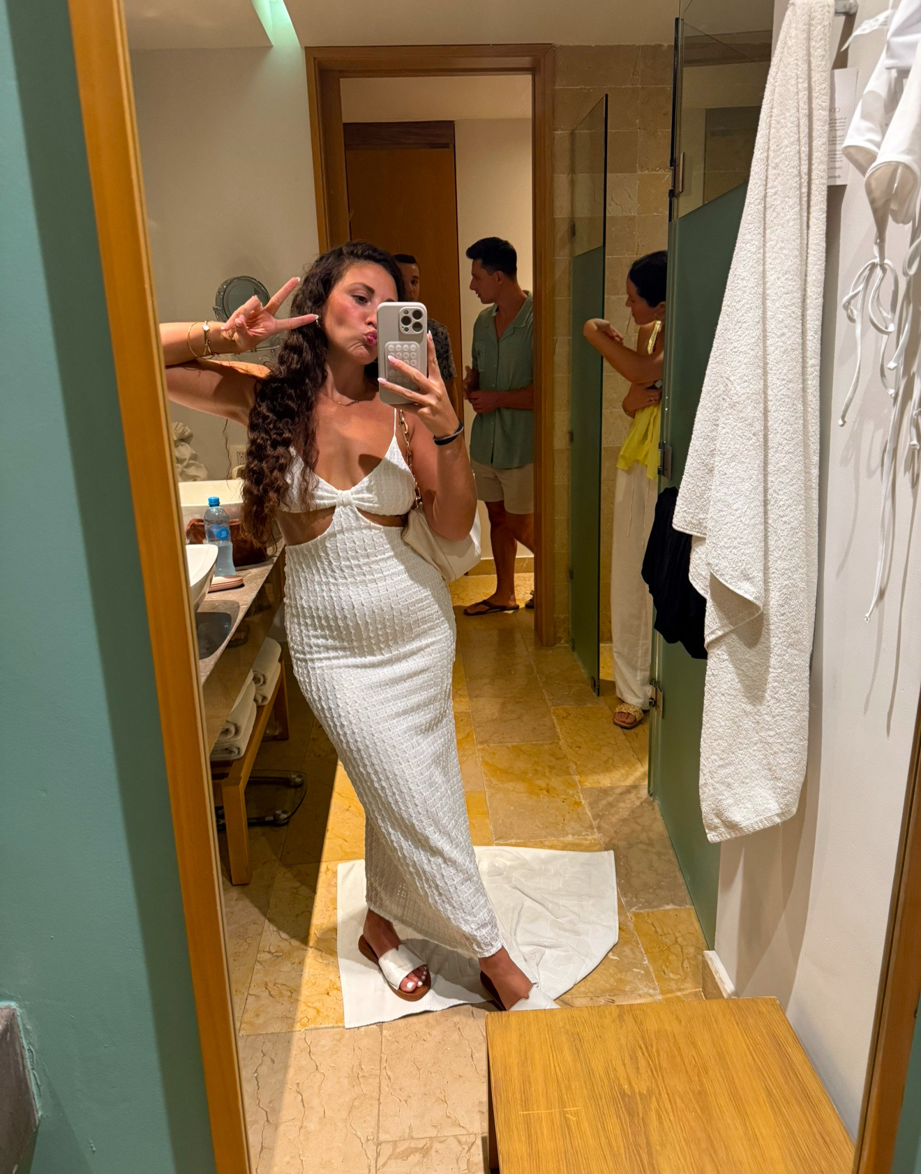 Bridal white dress, vacation dress 🤍

#LTKParties #LTKFindsUnder50 #LTKWedding