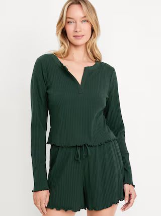 Ribbed Pajama Top | Old Navy (US)