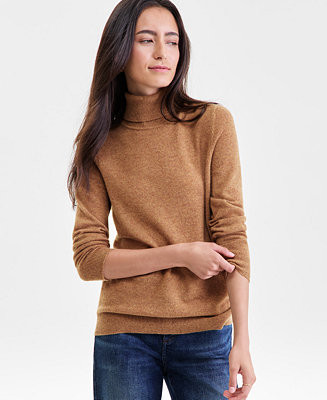 Women's 100% Cashmere Turtleneck Sweater, Macy's Exclusive | Macy's