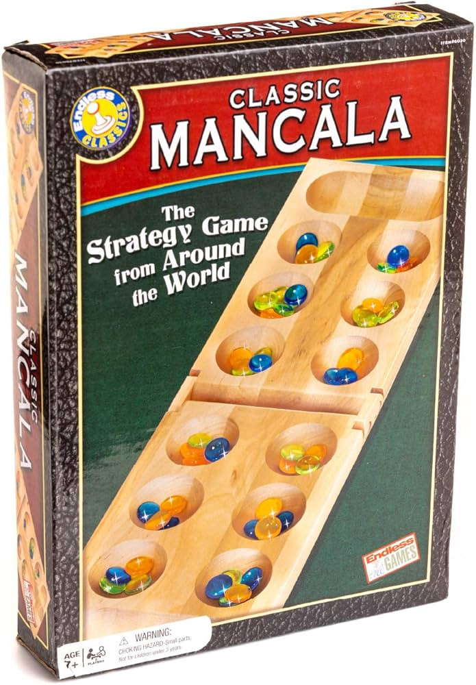 Classic Mancala - Fun Board Game for Friends and Family - Timeless Strategy Game | Amazon (US)